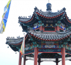 老龙头景区-凉亭