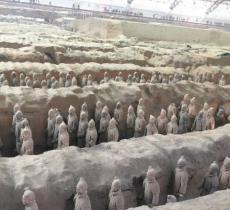 秦兵马俑布阵馆